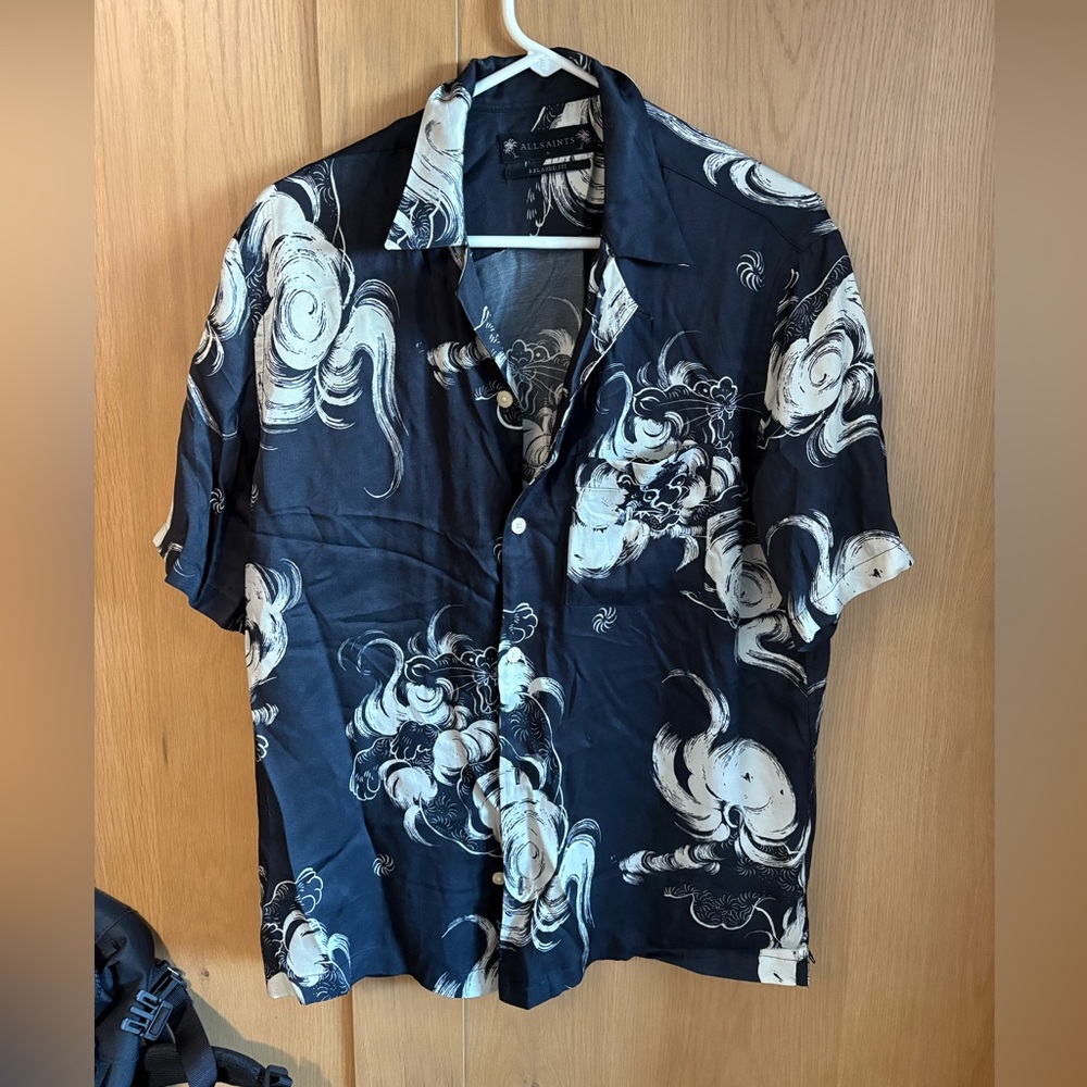 All saints relaxed fit button down